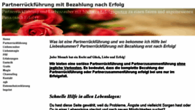 What Partnerrueckfuehrung-liebeszauber.com website looked like in 2018 (5 years ago)