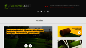 What Palkovitskert.hu website looked like in 2018 (6 years ago)