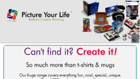 What Pictureyourlife.com.au website looked like in 2018 (5 years ago)