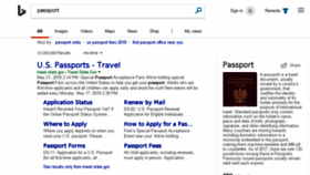 What Passport.net website looked like in 2018 (5 years ago)
