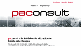 What Paconsult.de website looked like in 2018 (5 years ago)