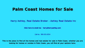 What Palmcoastrealestate-fl.com website looked like in 2018 (5 years ago)