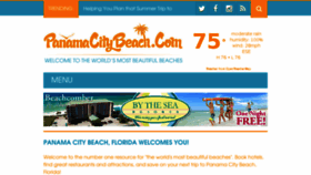 What Panamacitybeach.com website looked like in 2018 (5 years ago)