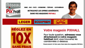 What Pixhall.fr website looked like in 2018 (5 years ago)