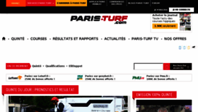 What Paris-turf.fr website looked like in 2018 (5 years ago)