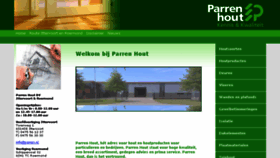 What Parren.nl website looked like in 2018 (5 years ago)