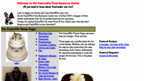 What Pastrywiz.com website looked like in 2018 (5 years ago)