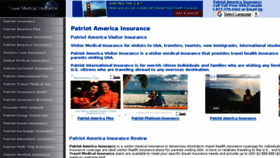 What Patriotamericainsurance.com website looked like in 2018 (5 years ago)