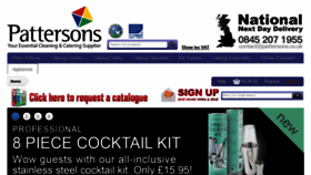 What Pattersons.co.uk website looked like in 2018 (5 years ago)