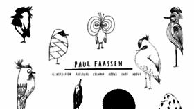 What Paulfaassen.nl website looked like in 2018 (5 years ago)