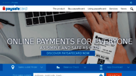 What Paysavecard.com website looked like in 2018 (5 years ago)