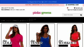 What Pinksandgreens.com website looked like in 2018 (5 years ago)