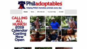 What Philadoptables.org website looked like in 2018 (5 years ago)