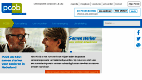 What Pcob.nl website looked like in 2018 (5 years ago)
