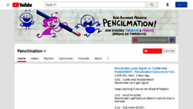 What Pencilmation.com website looked like in 2018 (5 years ago)