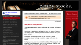 What Pennystocks.org website looked like in 2018 (5 years ago)