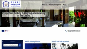 What Pearlsrilanka.com website looked like in 2018 (5 years ago)