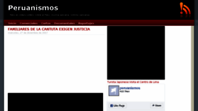 What Peruanismos.com website looked like in 2018 (5 years ago)