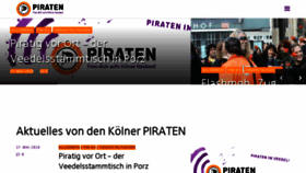 What Piratenpartei-koeln.de website looked like in 2018 (5 years ago)