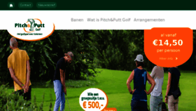 What Pitch-putt.nl website looked like in 2018 (5 years ago)