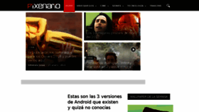 What Pixenario.com website looked like in 2018 (5 years ago)