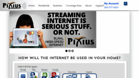 What Pixius.net website looked like in 2018 (5 years ago)