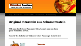 What Pizzashop-franken.de website looked like in 2018 (5 years ago)
