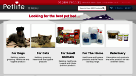 What Petlifeonline.co.uk website looked like in 2018 (5 years ago)