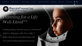 What Pauleyfinancial.com website looked like in 2018 (5 years ago)