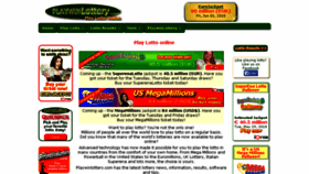 What Playwinlottery.com website looked like in 2018 (5 years ago)