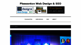 What Pleasantonwebdesignblog.com website looked like in 2018 (5 years ago)