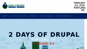 What Pnwdrupalsummit.org website looked like in 2018 (5 years ago)