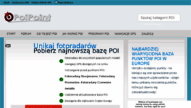 What Poipoint.pl website looked like in 2018 (5 years ago)