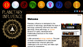 What Planetaryinfluence.com website looked like in 2018 (5 years ago)