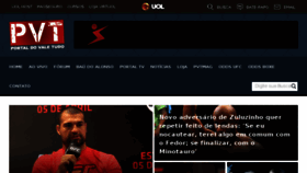 What Portaldovaletudo.com.br website looked like in 2018 (5 years ago)