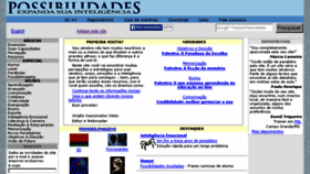 What Possibilidades.com.br website looked like in 2018 (8 years ago)