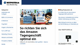 What Postenblogger.de website looked like in 2018 (5 years ago)