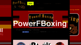What Powerfboxing.com website looked like in 2018 (5 years ago)