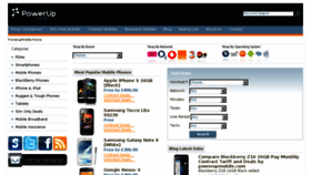 What Powerupmobile.com website looked like in 2018 (5 years ago)