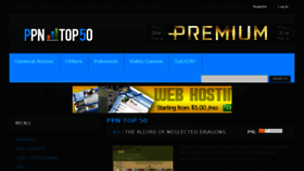 What Ppntop50.com website looked like in 2018 (5 years ago)