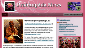 What Prabhupadanugas.eu website looked like in 2018 (5 years ago)