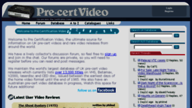 What Pre-cert.co.uk website looked like in 2018 (5 years ago)
