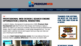 What Premiumwebdesign.com website looked like in 2018 (5 years ago)