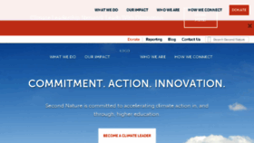 What Presidentsclimatecommitment.org website looked like in 2018 (5 years ago)