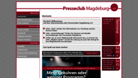 What Presseclub-magdeburg.de website looked like in 2018 (5 years ago)
