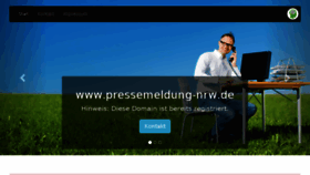 What Pressemeldung-nrw.de website looked like in 2018 (5 years ago)
