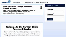 What Passport.carilionclinic.org website looked like in 2018 (5 years ago)