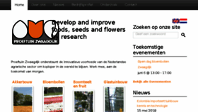 What Proeftuinzwaagdijk.nl website looked like in 2018 (5 years ago)