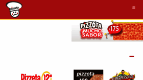 What Pizzeta.com.mx website looked like in 2018 (7 years ago)