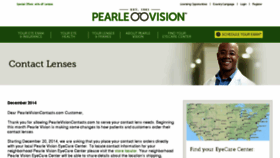 What Pearlevisioncontacts.com website looked like in 2018 (5 years ago)